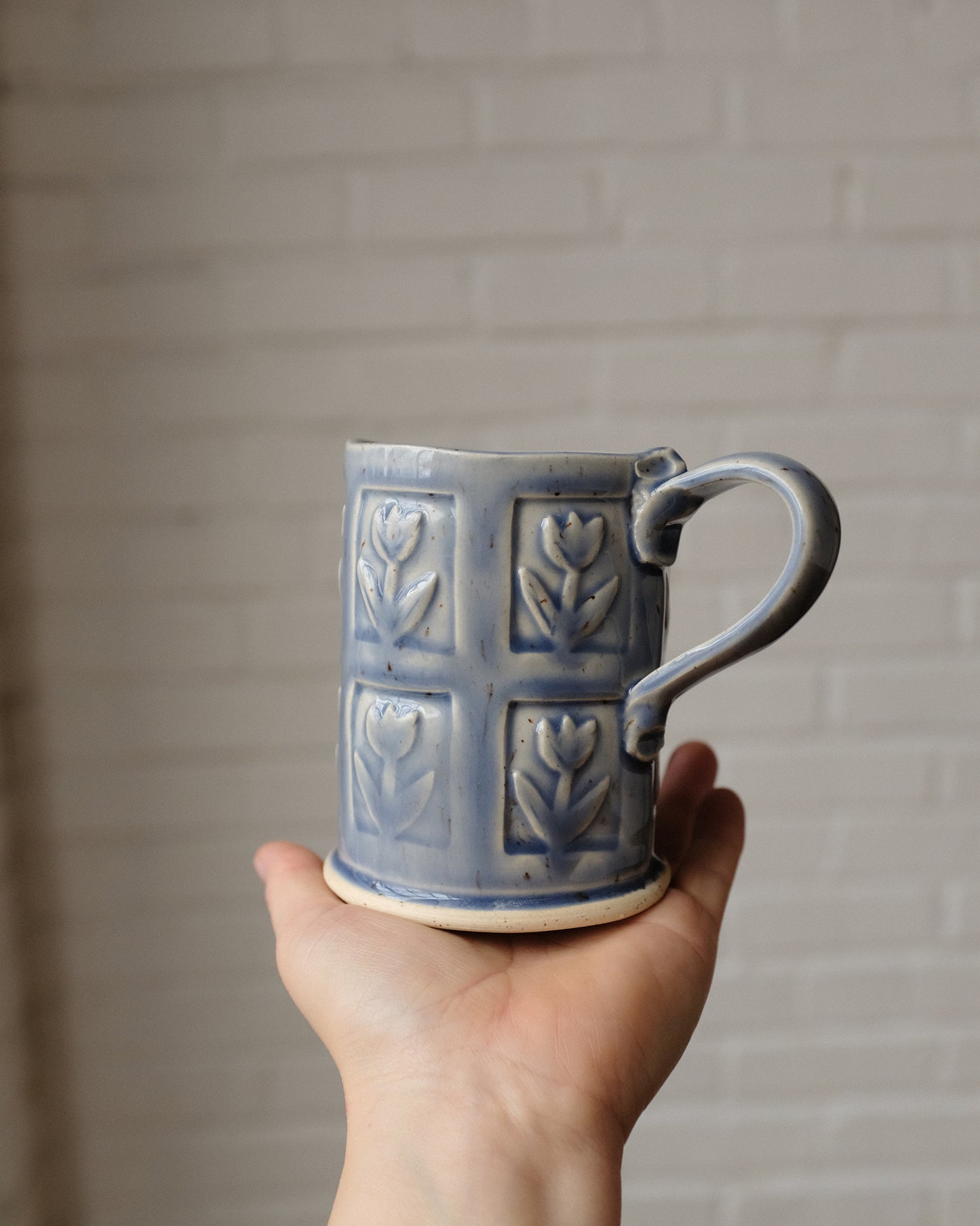 tulip stamp mug tall