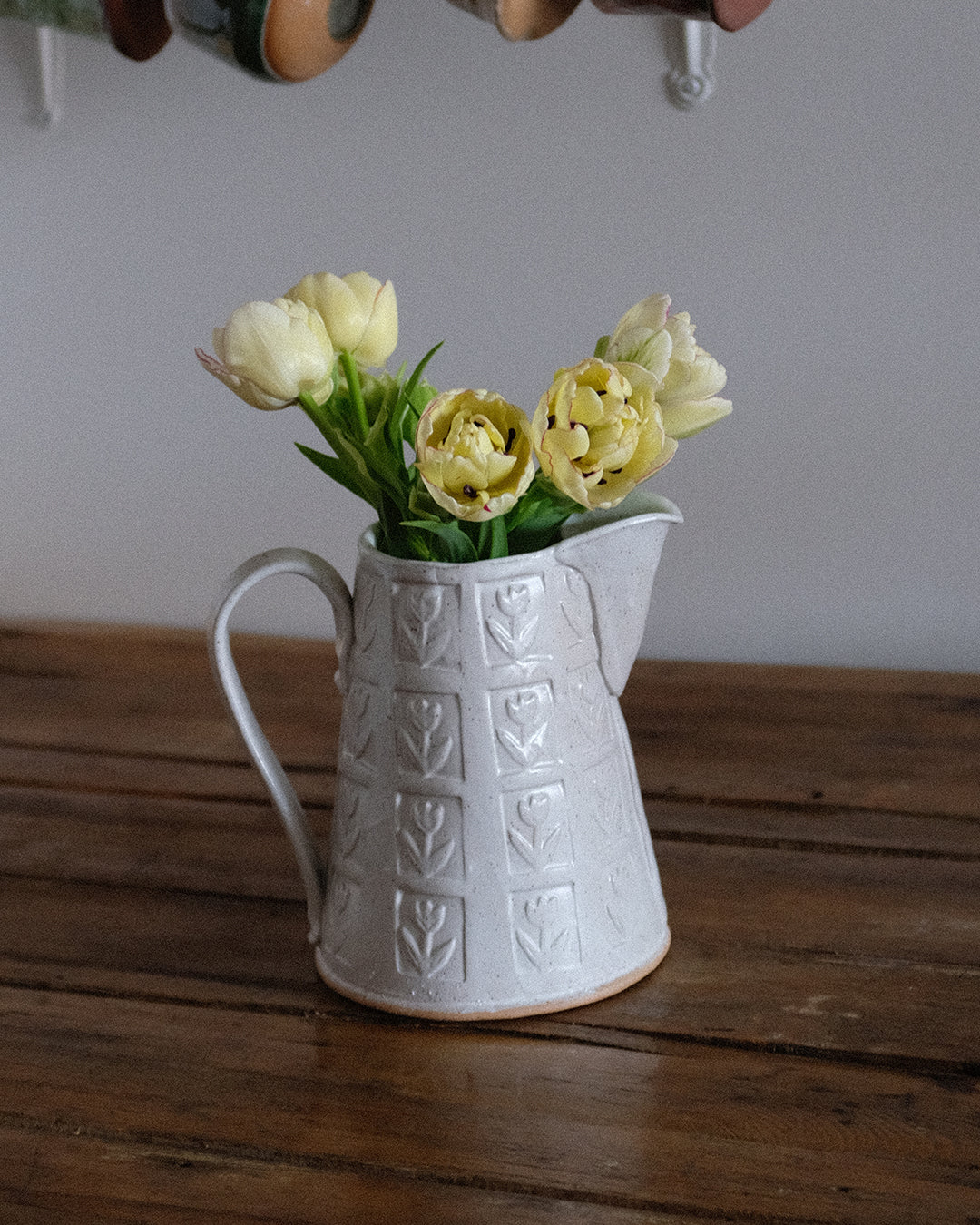 Tulip stamp pitcher