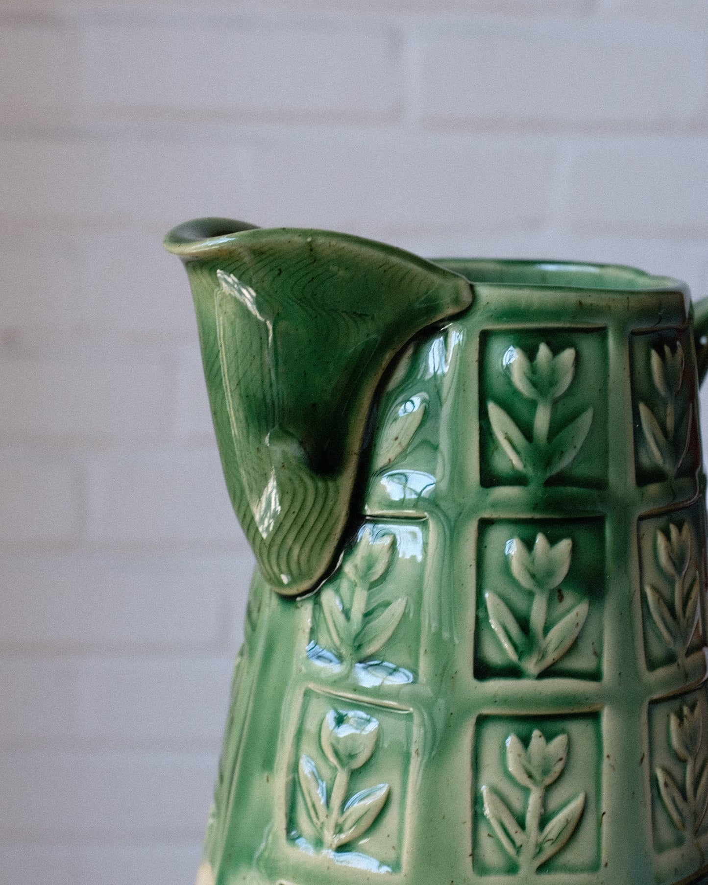 Tulip stamp pitcher