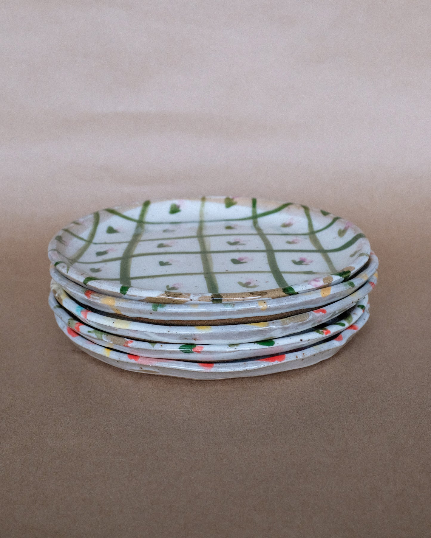 picnic painted side plate 01