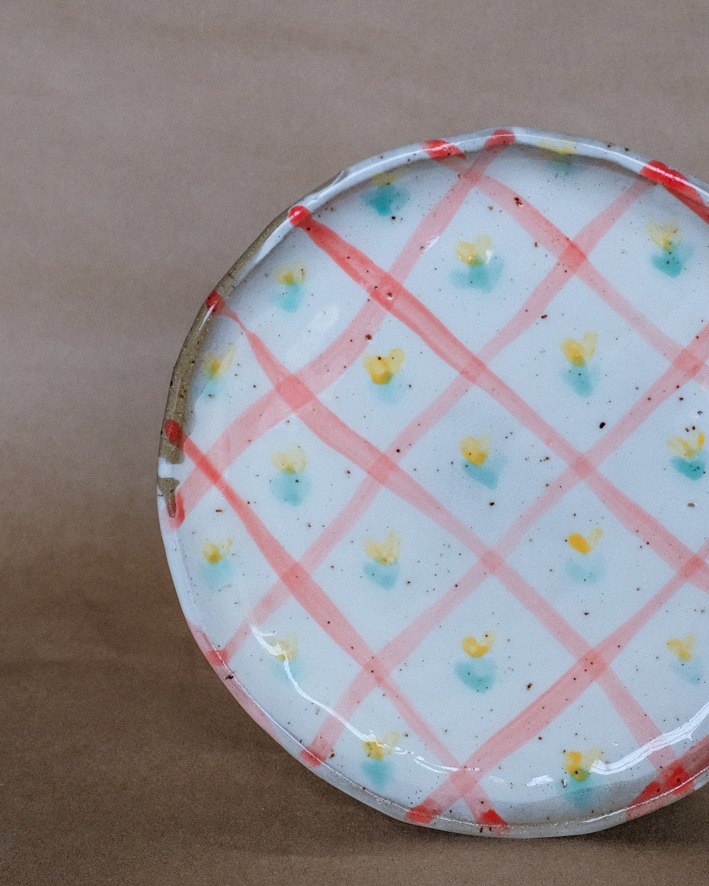 picnic painted side plate 01